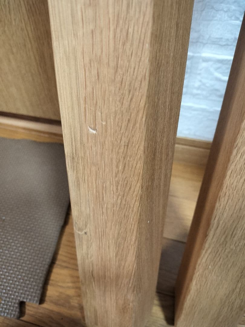 MUJI（無印良品）高級 オークダイニングテーブル 180cm 引き出し付き！