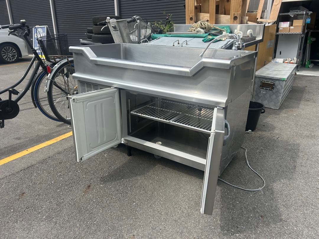 ホシザキ【舟形シンク冷蔵庫】RW-120SNC-T