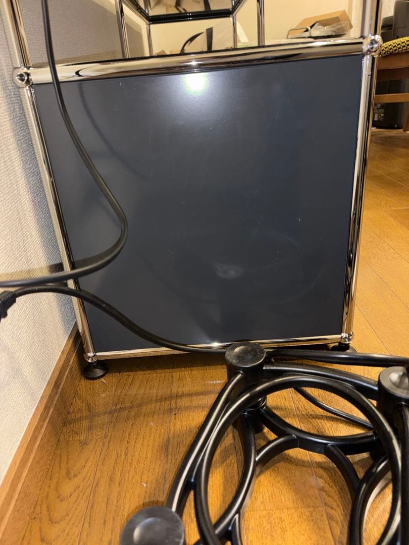 中古 USMハラー｜キャビネット テレビボード 2列2段 アントラサイト