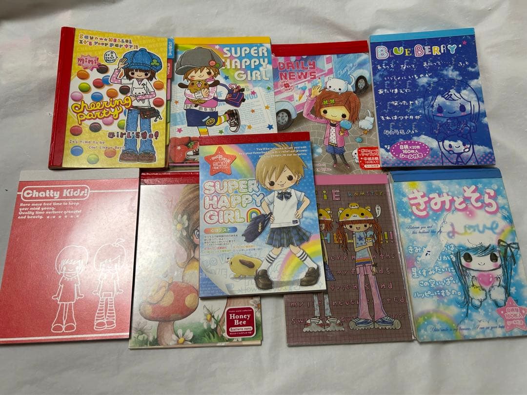 平成　レトロ　ファンシー　女の子　ハムスター　メモ帳　大量　おまとめ売り 平成 レトロ ファンシー 女の子 ハムスター メモ帳 大量 おまとめ売り