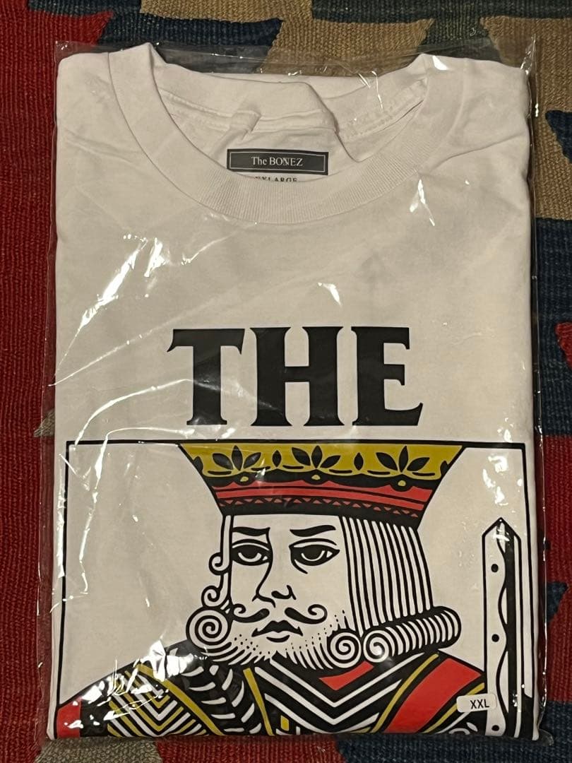 超レア THE BONEZ SHO WATANABE KING. 白XXL style. @the____bonez Tee 🔥🔥🔥🔥 KING - MONO 2025 THE BONEZ with