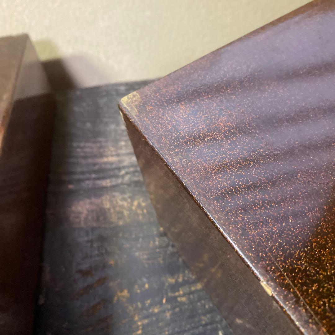 蒔絵梨地金蘭手華文引出し箱