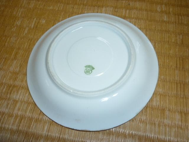 1900年頃ドイツ製◆初期 ババリア 黄色い薔薇 手書き カップ＆ソーサー6客組