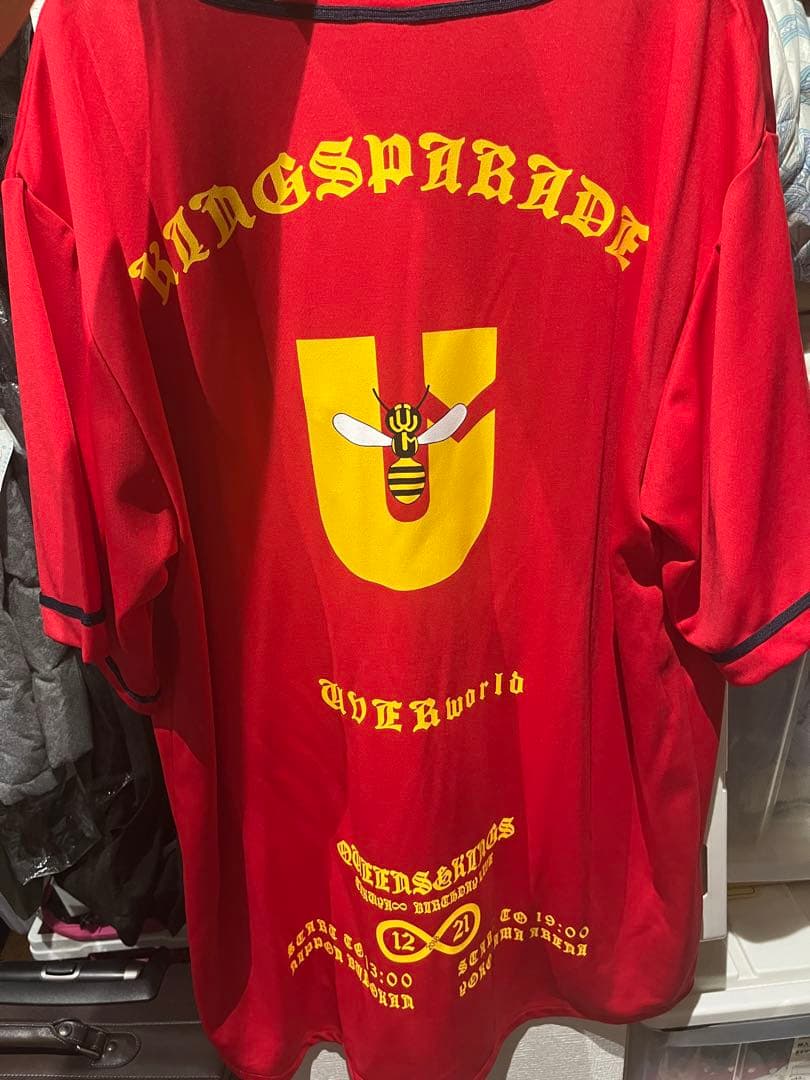 未使用に近い】UVERworld TAKUYA∞ 男祭りベースボールシャツ