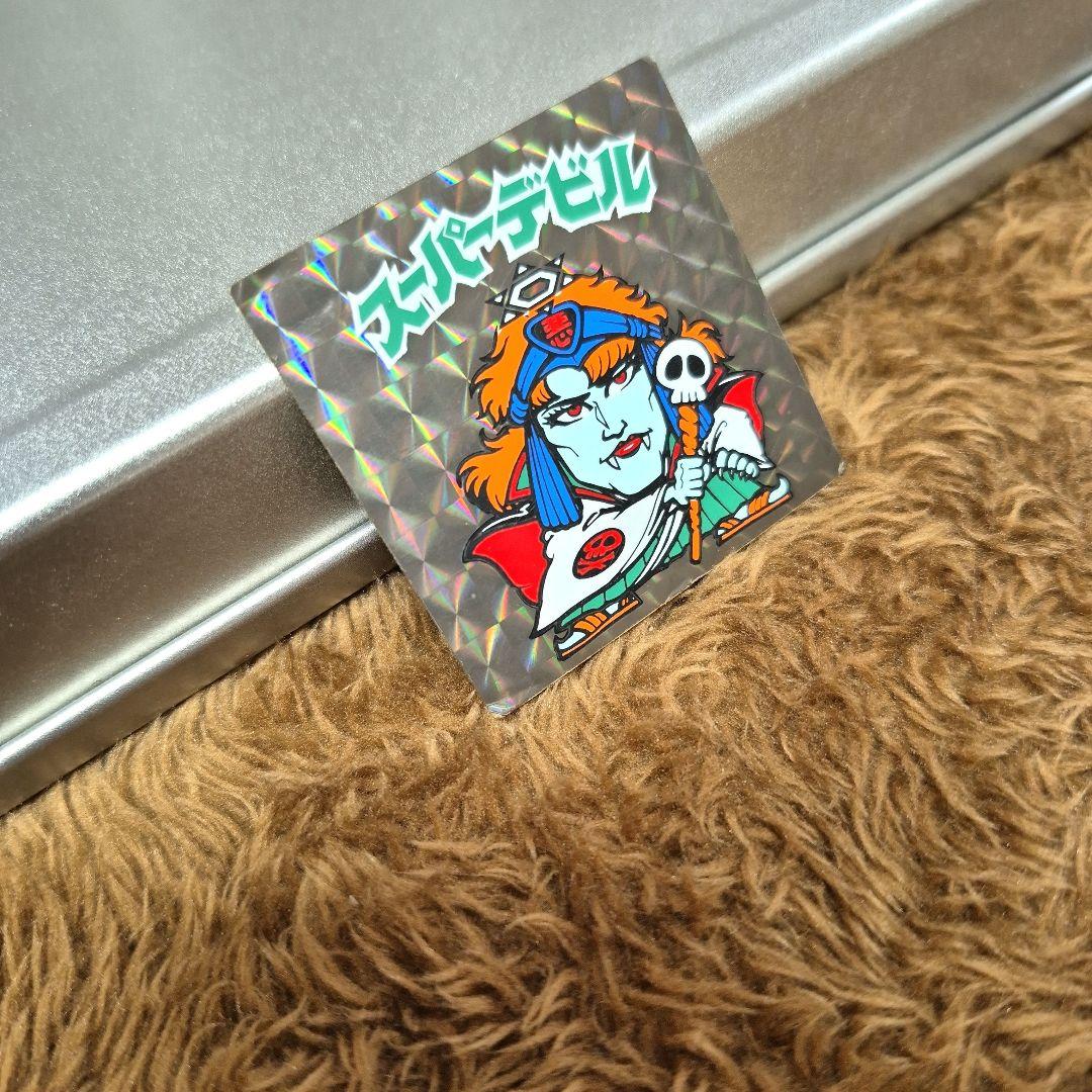 旧ビックリマンシール　第３弾ヘッド　スーパーデビル　裏面薄い黄色