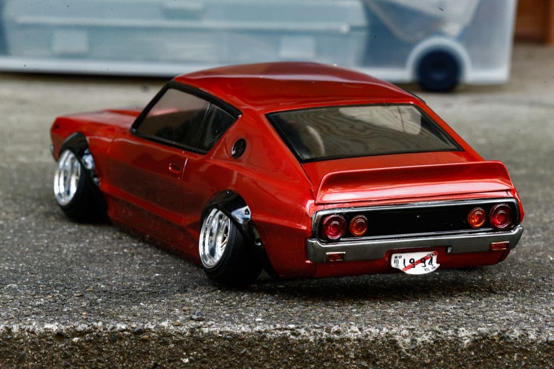 パンドラRC 日産 スカイライン 2000GT-R ケンメリ 塗装済みボディ