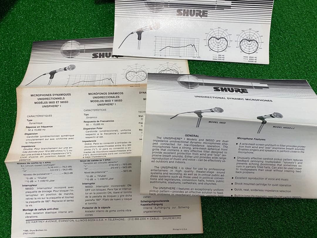 SHURE SM58 USA製　ビンテージマイク