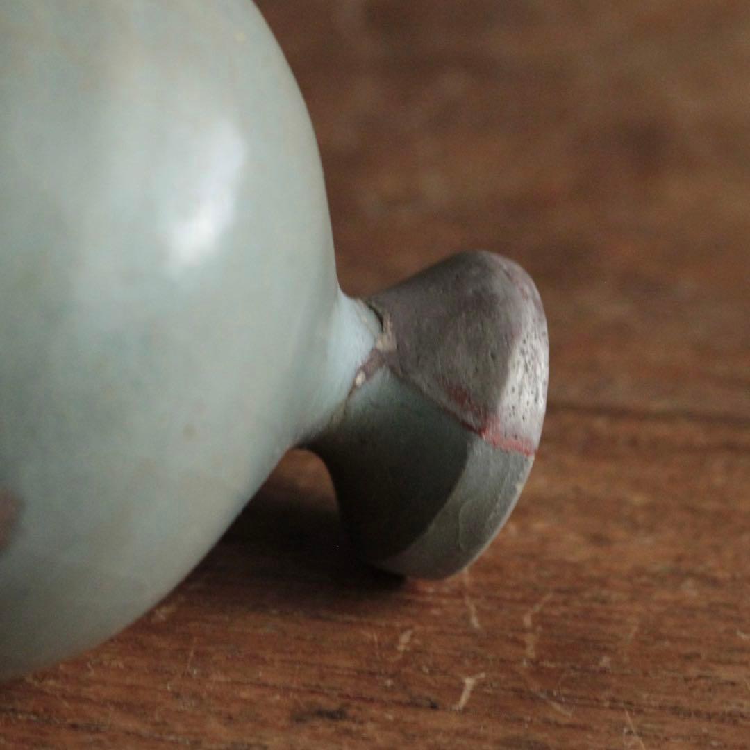 高麗青磁 丸形 徳利 朝鮮美術 古美術 古道具 アンティーク 酒器