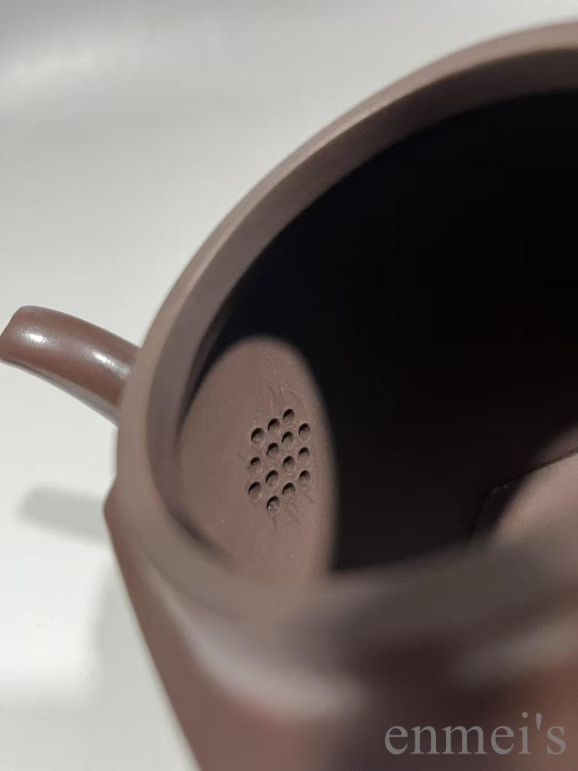 中国古美術 紫砂壺 六方壺 梅蘭竹菊刻紋 底款:徐漢棠