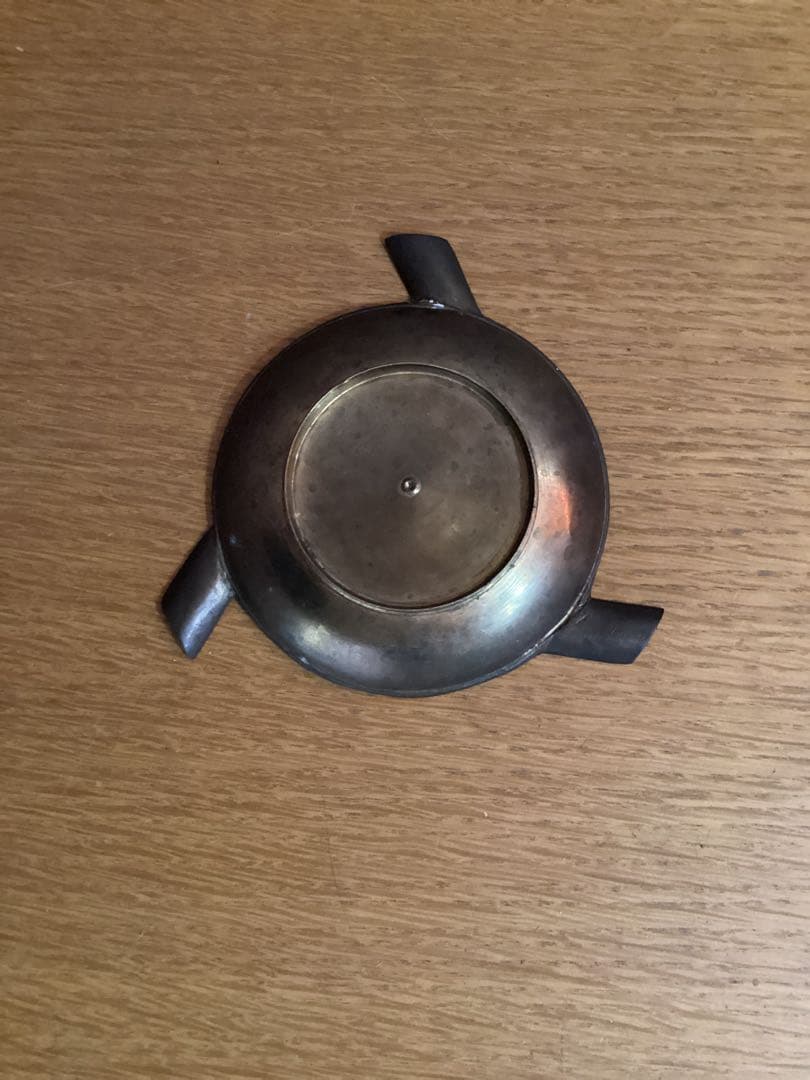 フランスアンティーク　真鍮　灰皿　飾り皿　トレー