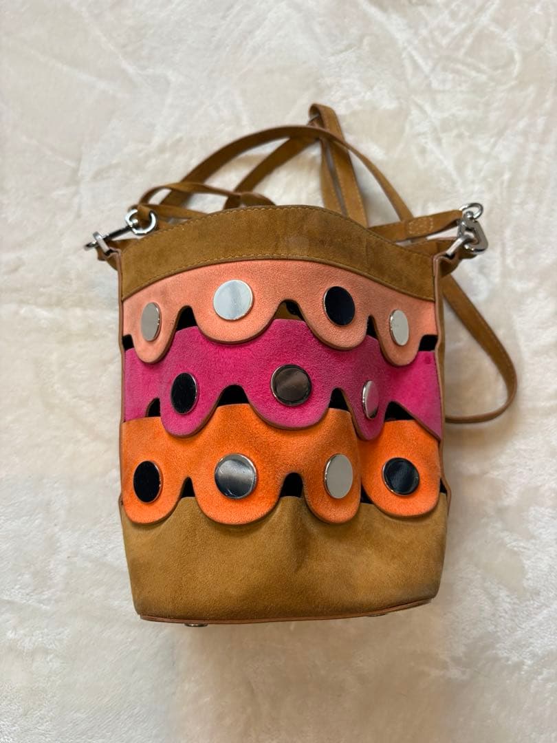 ピエールアルディPierre Hardyペニースエード 2way ハンドバッグ