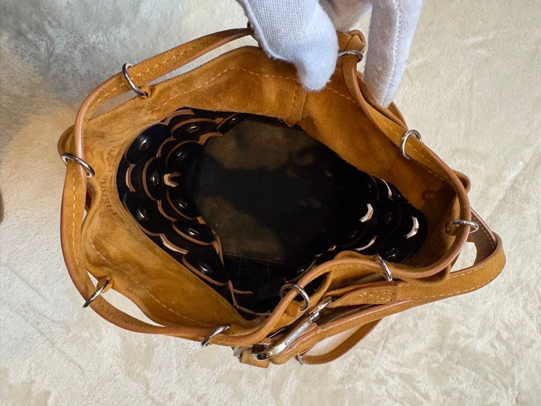 ピエールアルディPierre Hardyペニースエード 2way ハンドバッグ