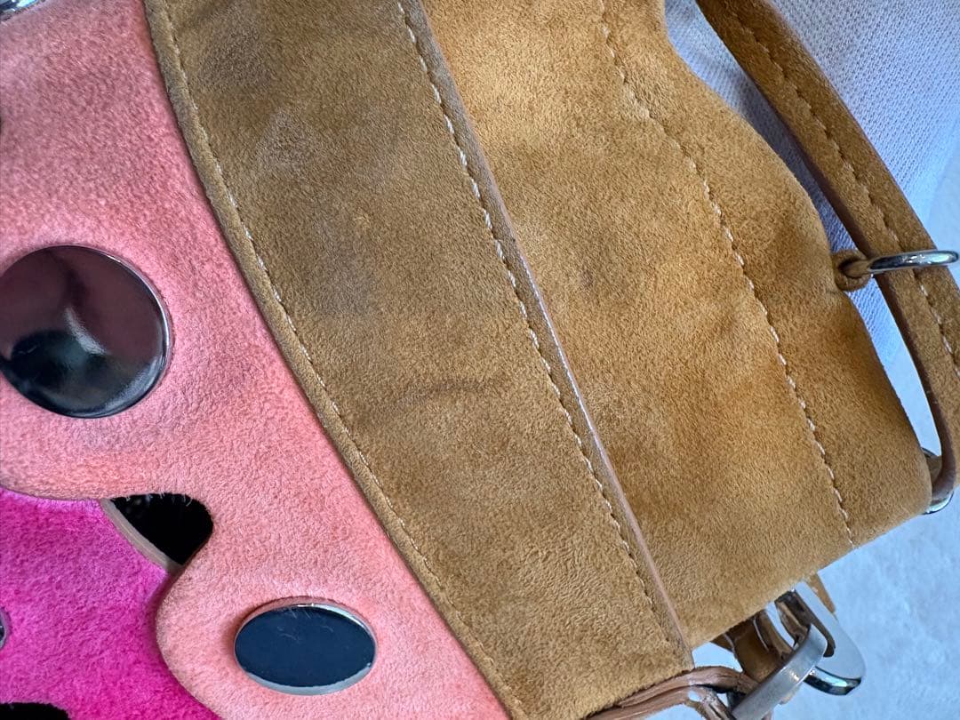 ピエールアルディPierre Hardyペニースエード 2way ハンドバッグ