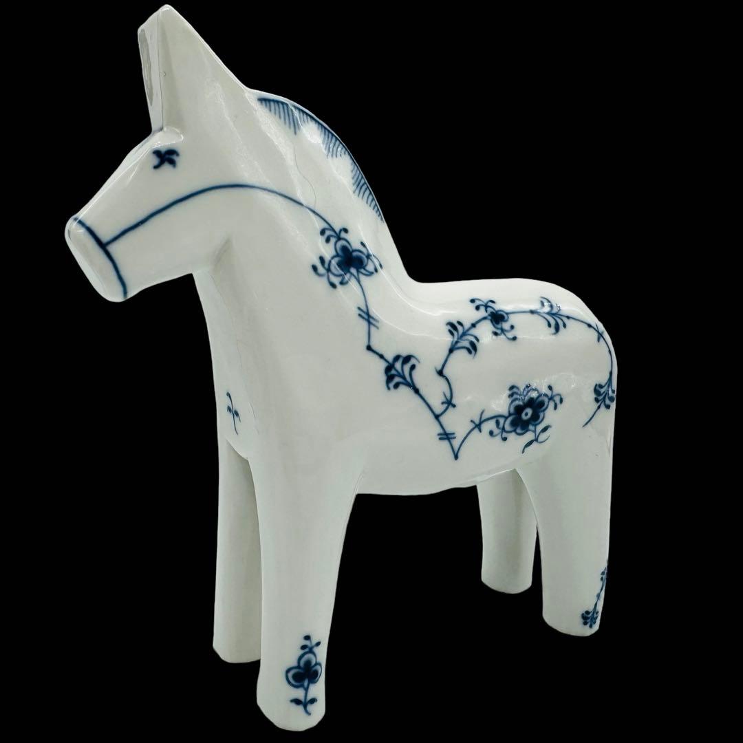 希少】ROYAL COPENHAGEN ダーラナホース ブルーフルートテッド - メルカリ
