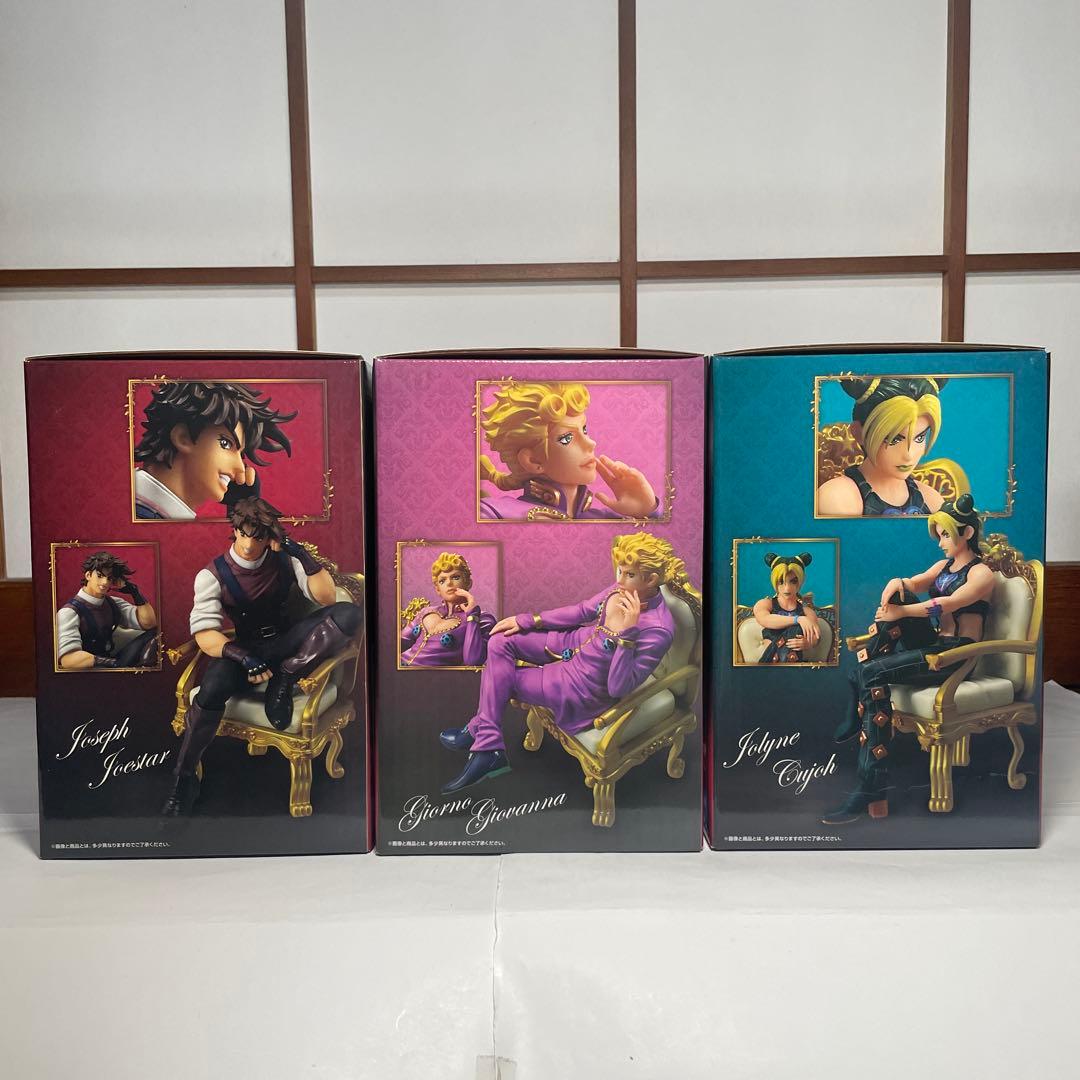 一番くじ　ジョジョワールド　B賞　E賞　F賞　フィギュア　3個セット