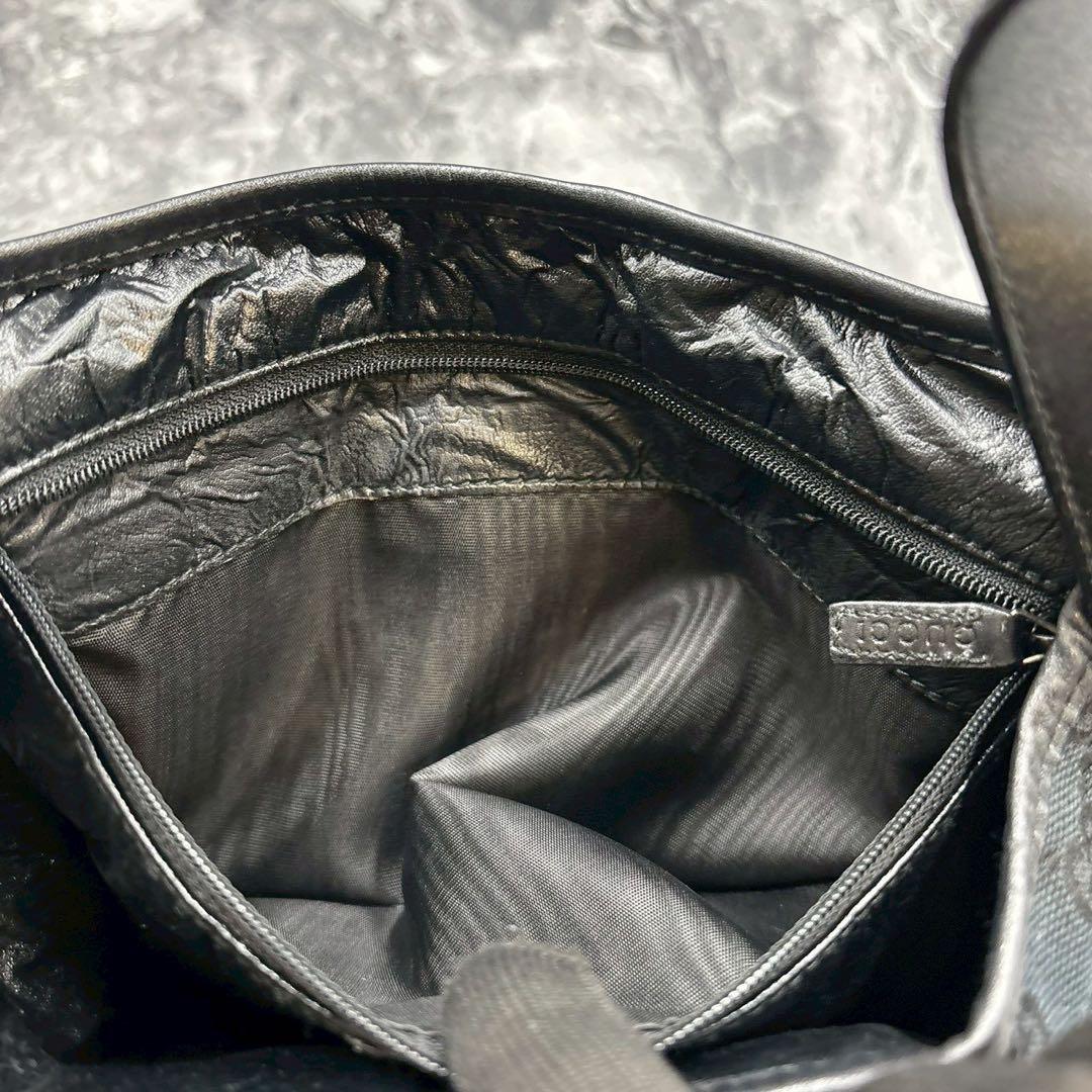 ✨美品✨GUCCI GG シェリーライン ショルダーバッグ ジャッキー黒 レザー