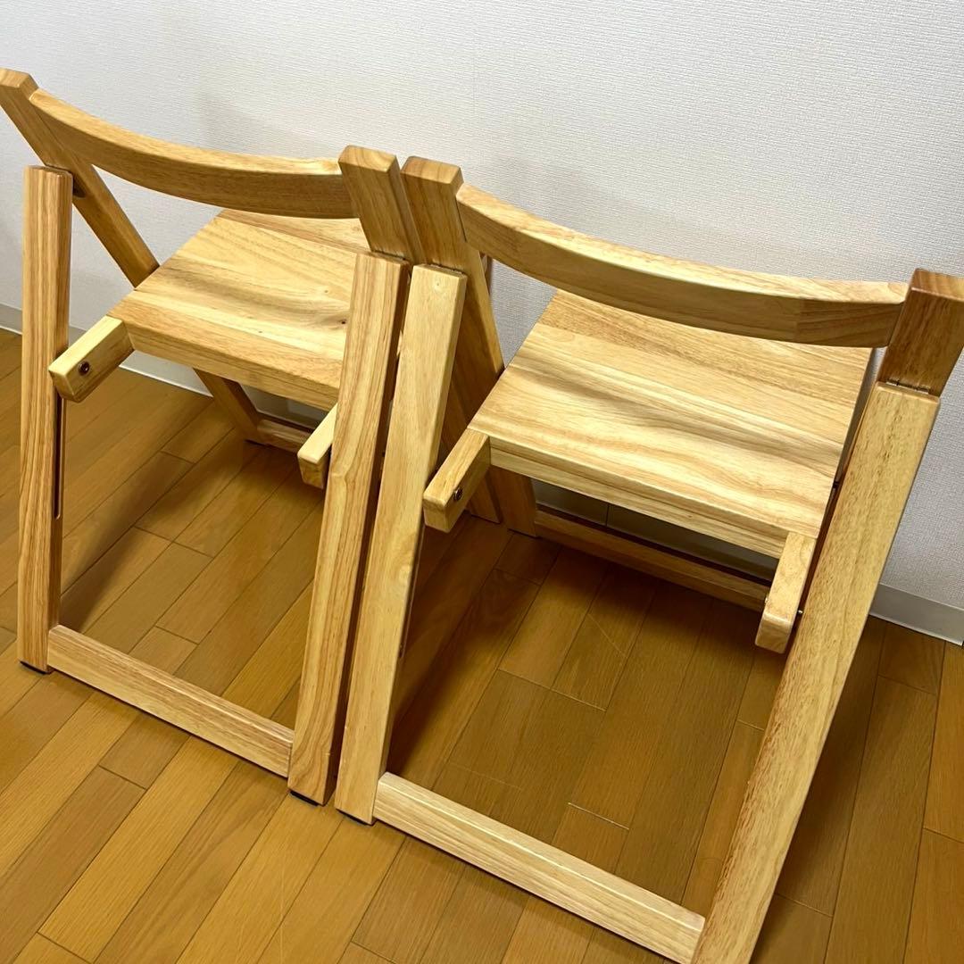 【PON】LOWYA バタフライテーブル 折りたたみダイニングテーブル