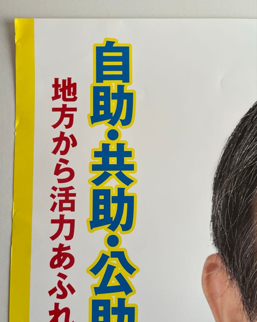 自由民主党 菅義偉元首相 ポスター A1