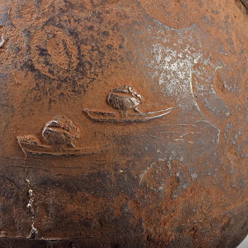 RITAO CHAN05様専用 名人井上造 山水文 鉄瓶 鉄釜 F R8039