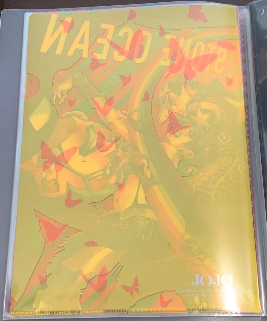 ジョジョの奇妙な冒険　原画展　クリアファイル１部〜８部