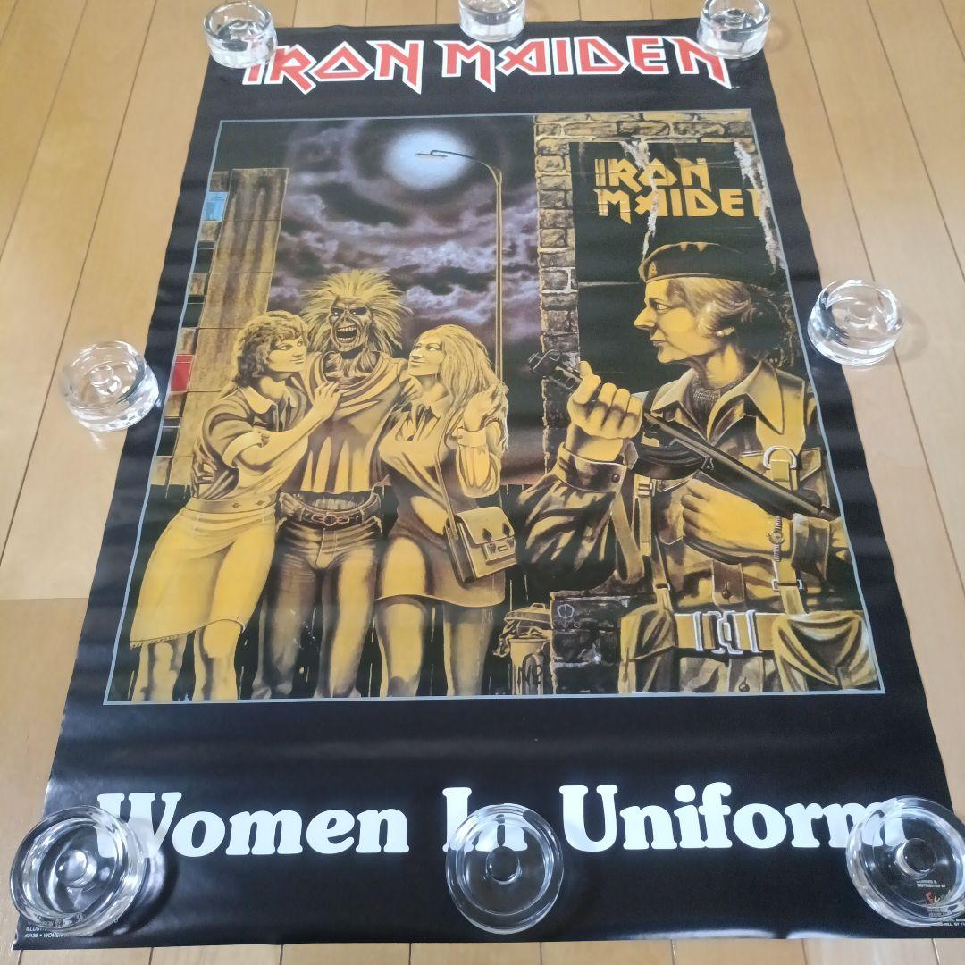 IRON MAIDEN “Women In Uniform” 1980 ポスター