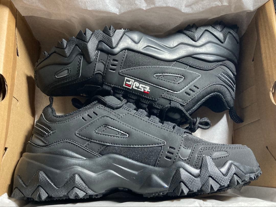 そらる×FILAコラボスニーカー【Black】サイズ23.0cm