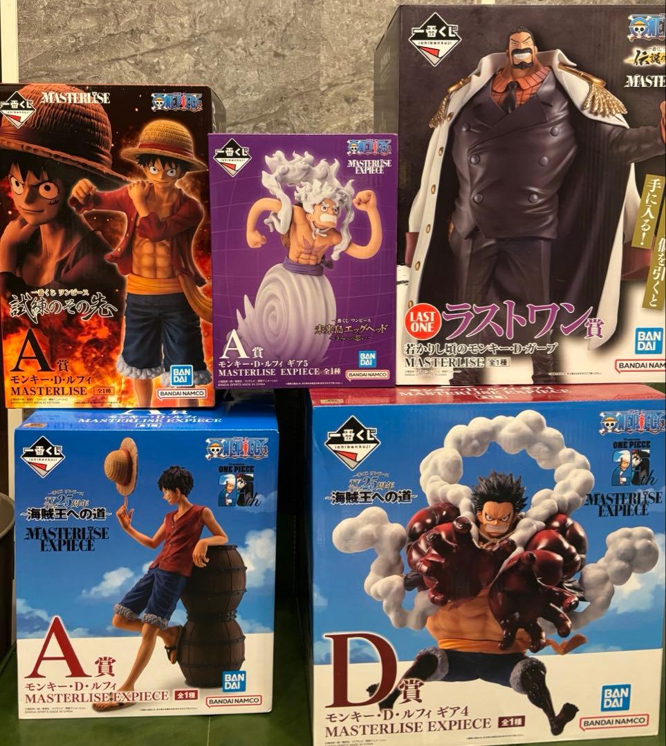 最終値下げ ワンピース 一番くじ フィギュア5体セット - メルカリ