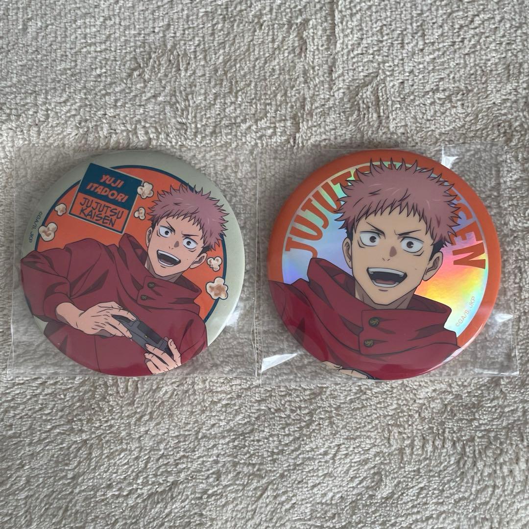 呪術廻戦 セガラッキーくじ Fun!Fun!Fun! G賞 虎杖悠仁 缶バッジ