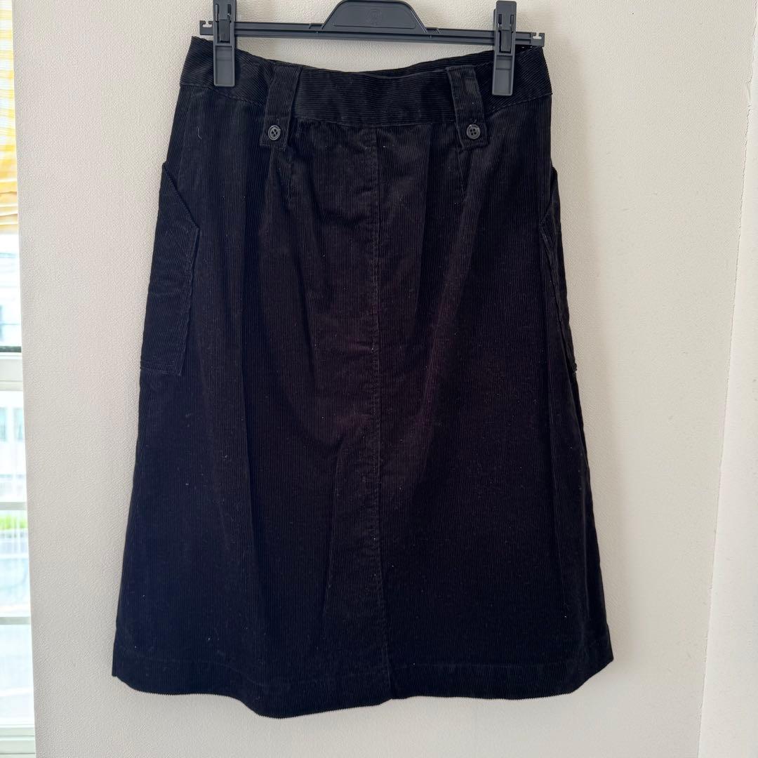 【美品】A.P.C.ひざ丈タイトコーデュロイスカート　サイズ38