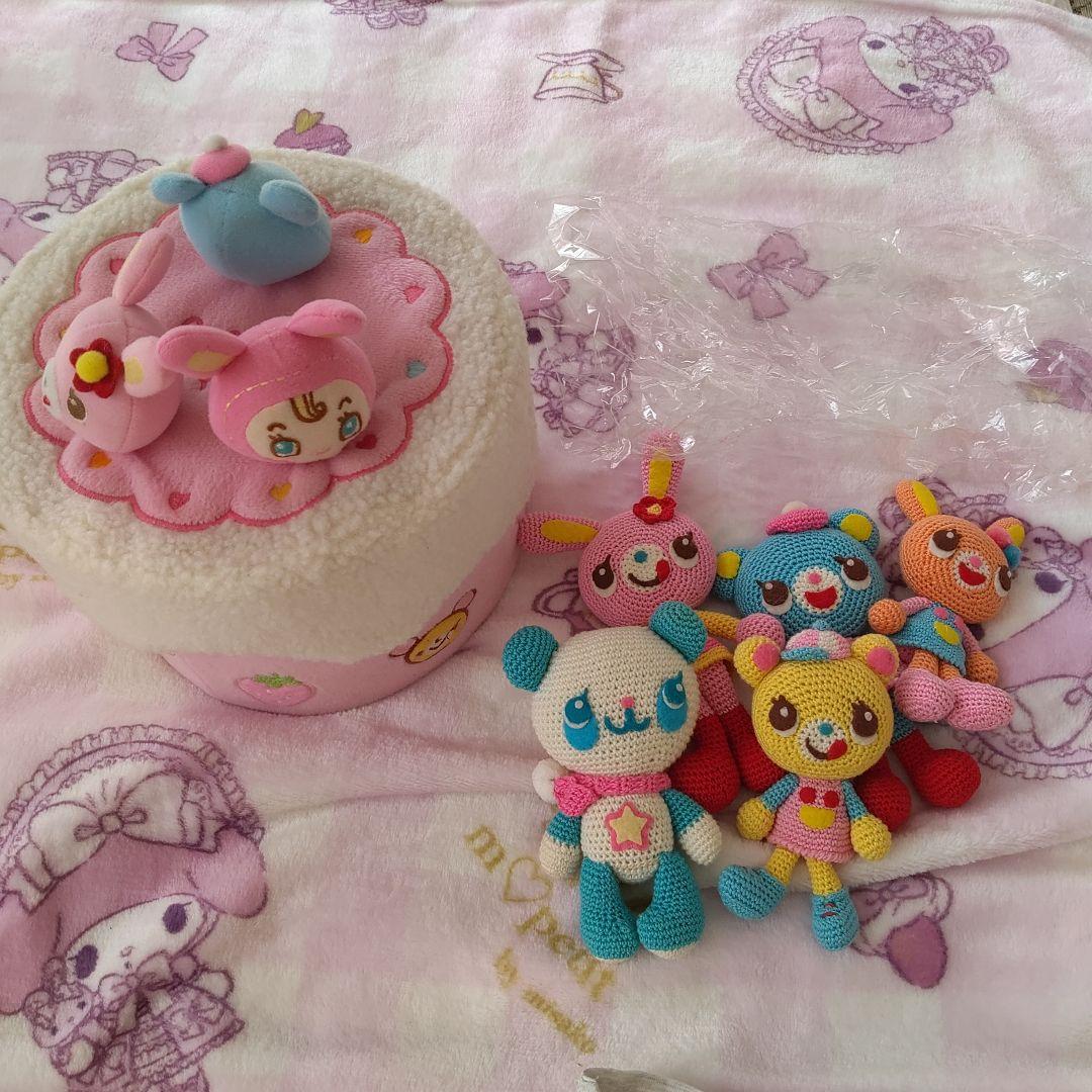 メゾピアノ　新品　あみぐるみセット　みみぽぽ　ベリエ　ケーキボックス付き