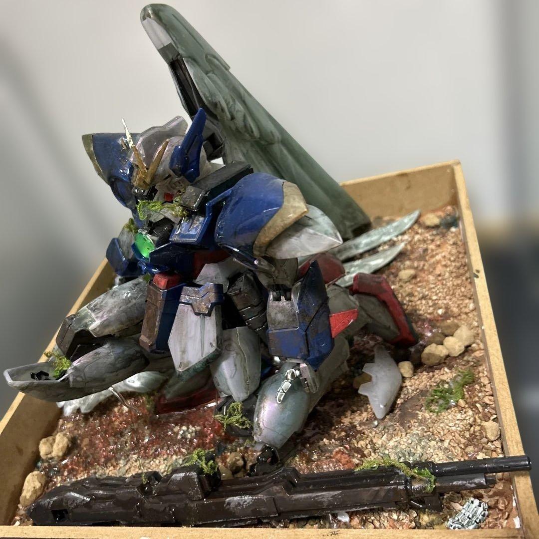 1/60 ガンプラ　ジオラマ　PG ウイングゼロカスタム　バンダイ　プラモデル