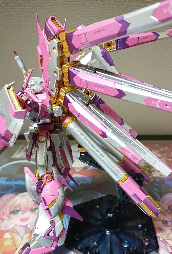 塗装完成品 RG Hi-νガンダム ハイパーメガバズーカランチャー