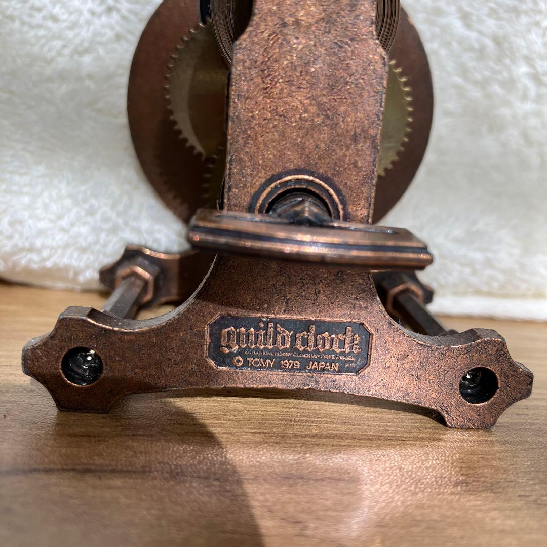 アンティーク型時計風置物 トミー製ギルドクロック からくり時計