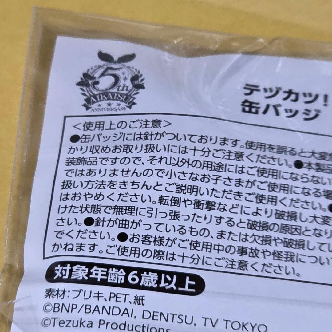 1点 星宮いちご テヅカツ アイカツ 缶バッジ コラボ記念