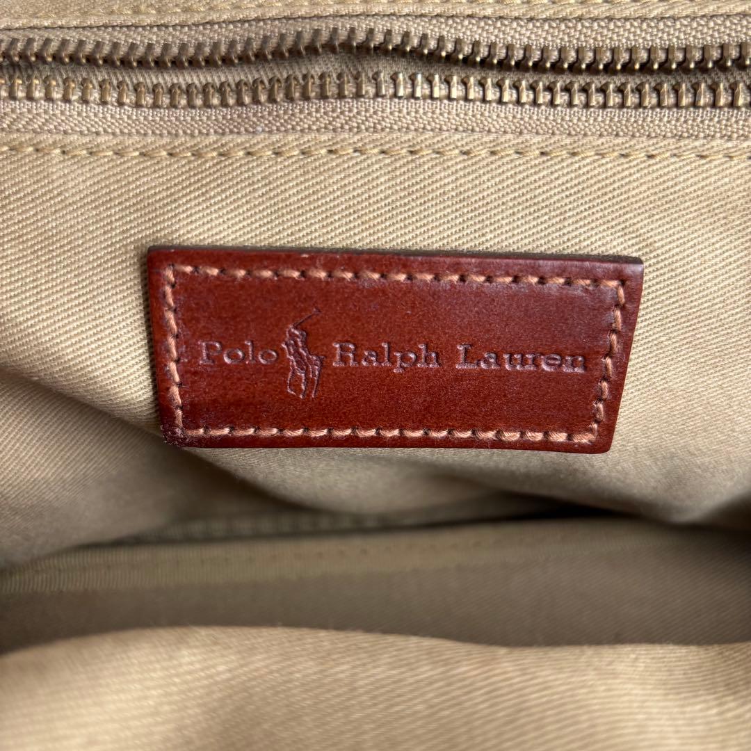 ✨️美品✨️ ポロラルフローレン ハンドバッグ PVCレザー ブラックウォッチ