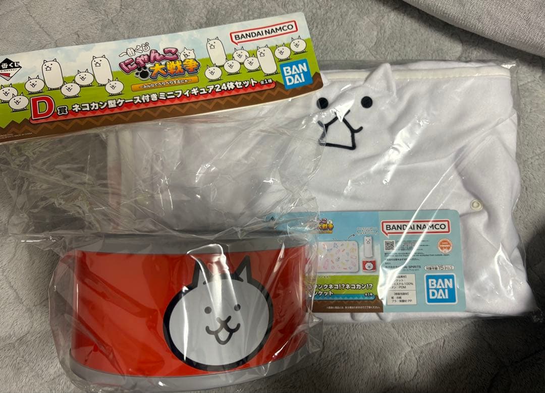 にゃんこ大戦争一番くじ C賞・D賞 ネコカン型ケース付きミニ