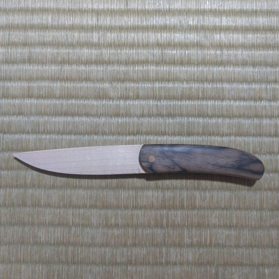 黒柿ペン立て・スマホスタンド・ぺーパーナイフ 3点セット