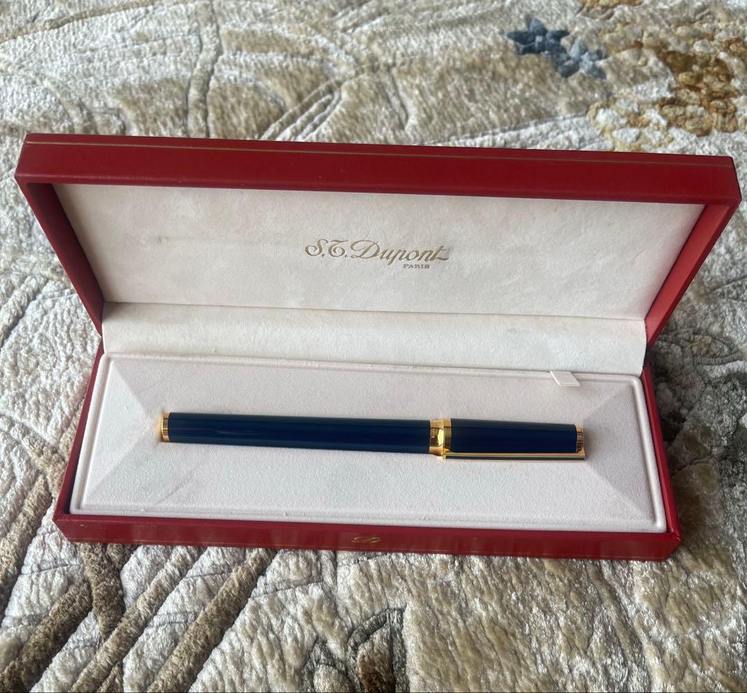 S.T.Dupont デュポン　万年筆　ボルドーカラー　Ｋ18 750