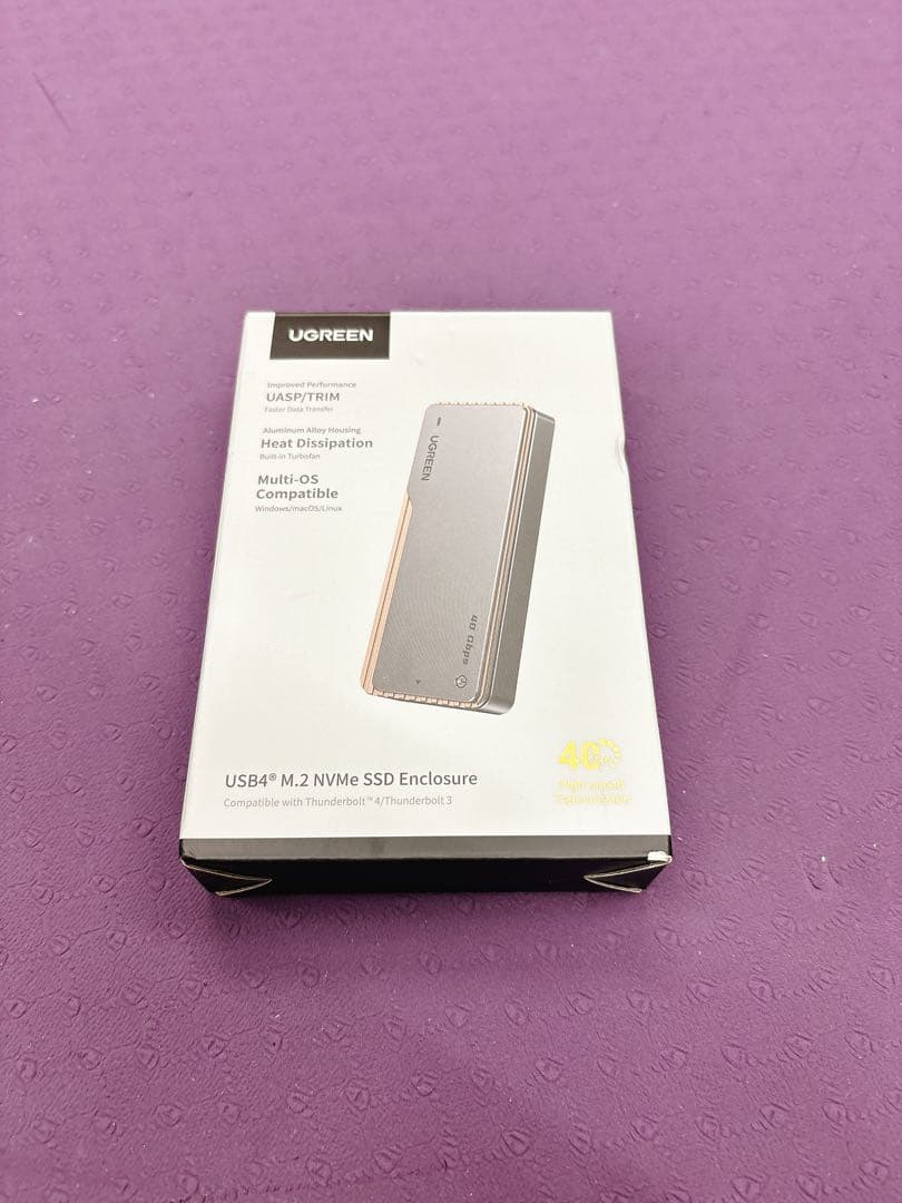 UGREEN】M.2 SSD 外付けケース USB4 40Gbps アルミ製｜UGREEN M.2 SSD