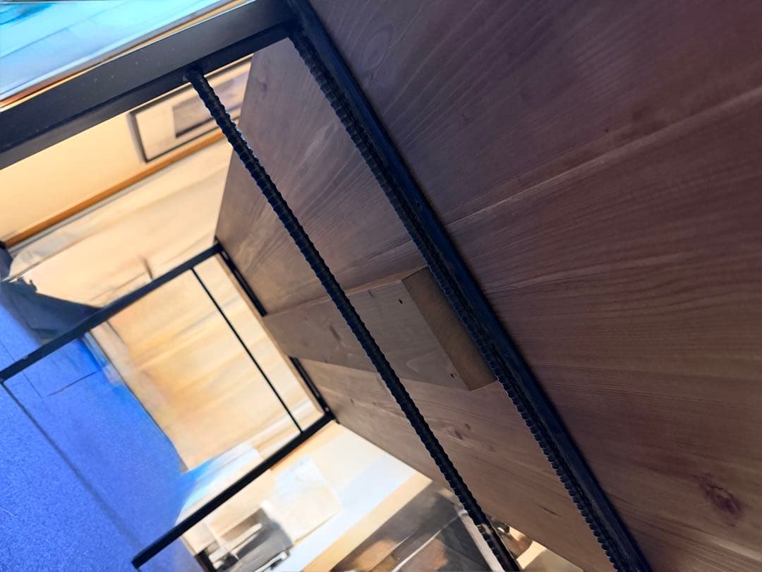 木目調 長方形ダイニングテーブル