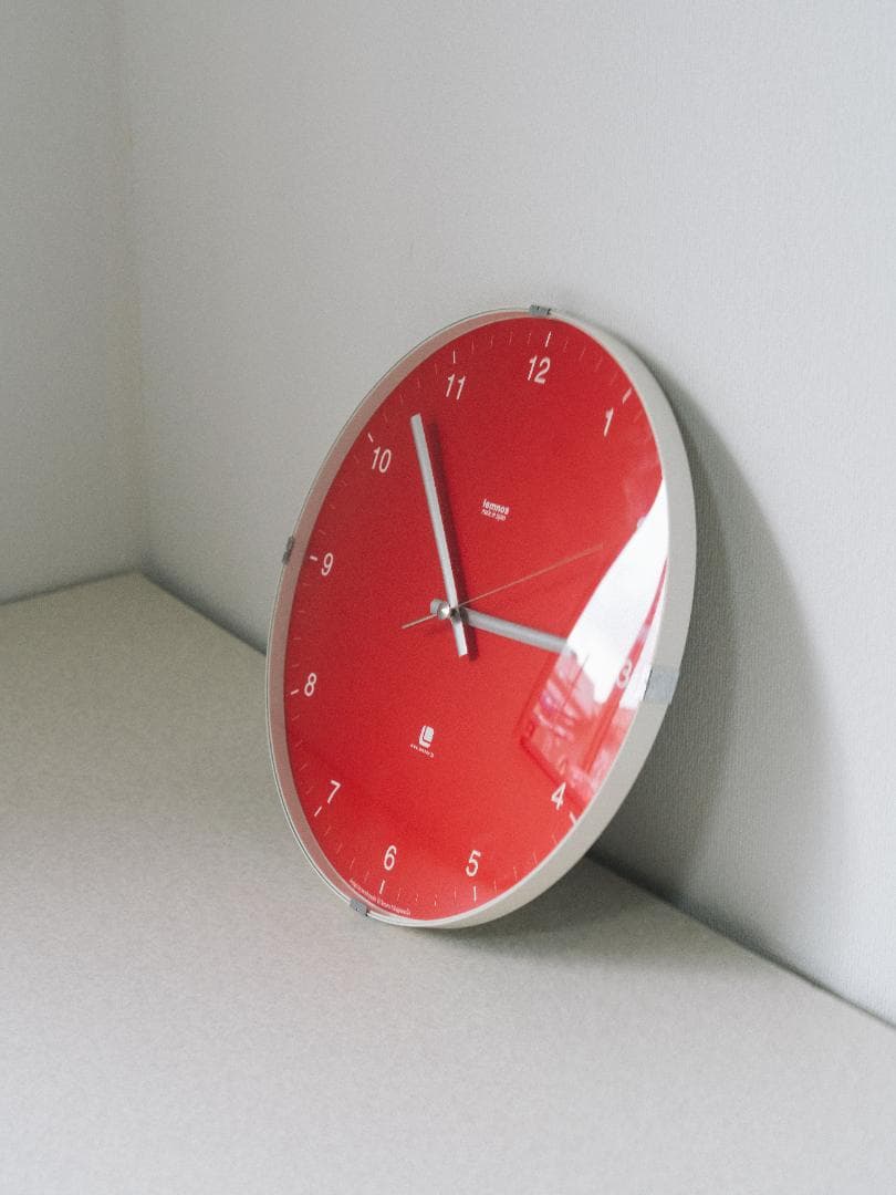 Lemnos \"North clock\" モダン 掛時計 ポップ ミニマム