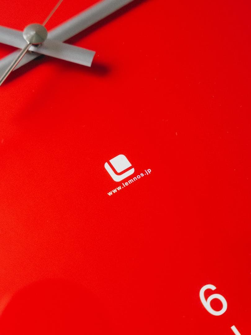 Lemnos \"North clock\" モダン 掛時計 ポップ ミニマム