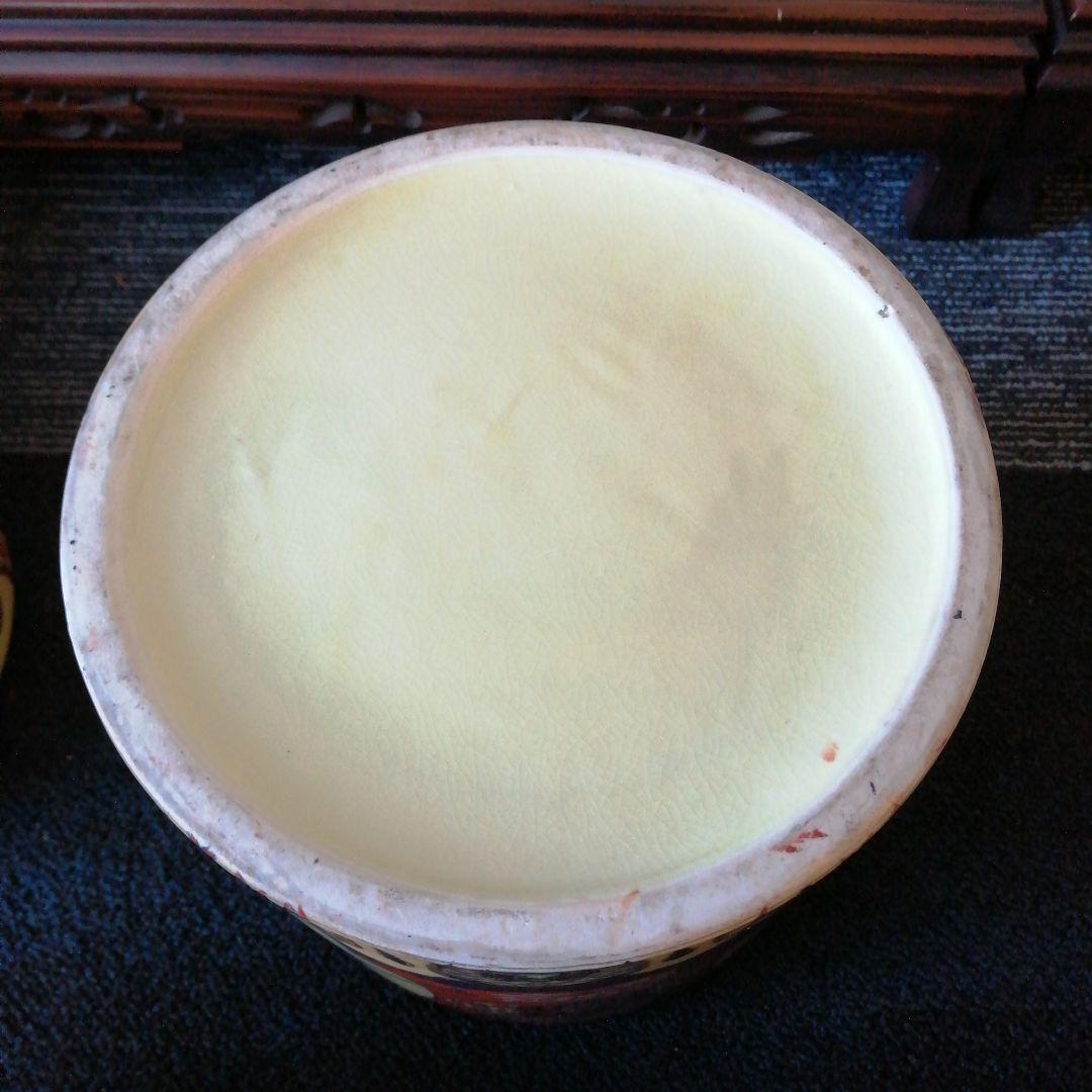 蓋物陶磁器 古代中国外征図 28cm