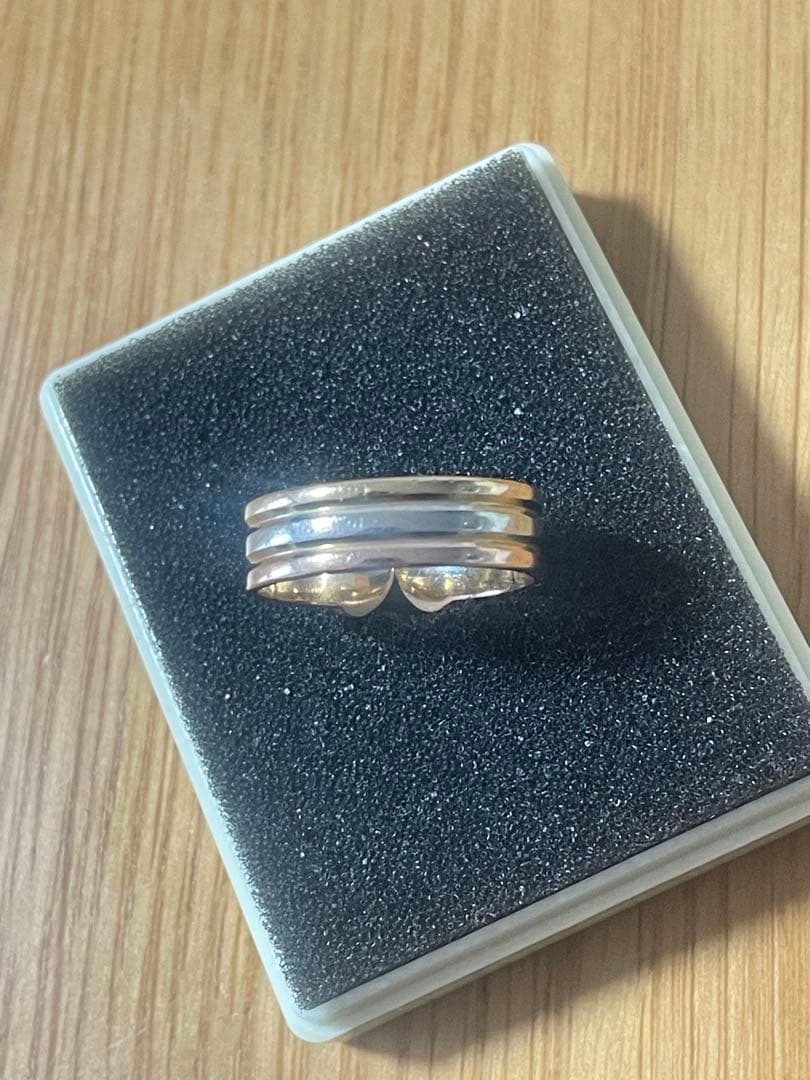 カルティエCartier 2C リングK18YG WG PG 15号