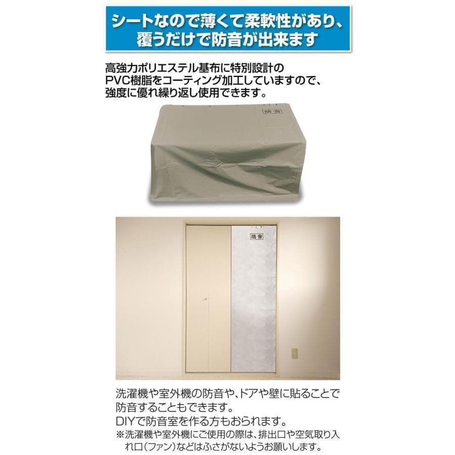 防音シート5枚 工事用 軽量 防炎認定品 建築用 足場 遮音シート