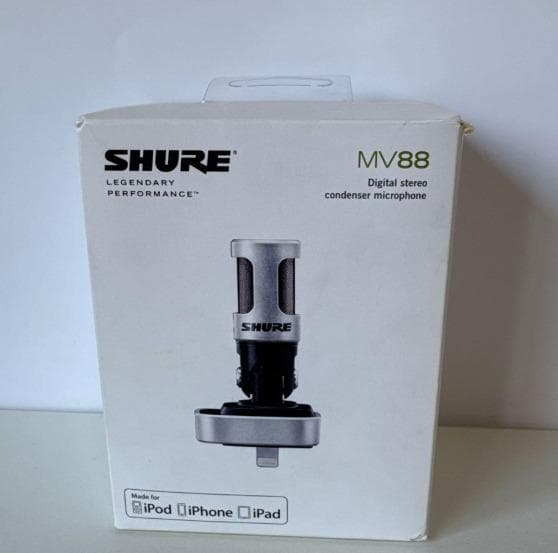 新品未使用 Shure MV88 iPhone iPad コンデンサーマイク