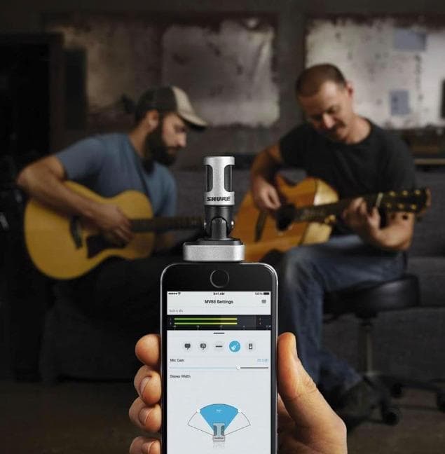 新品未使用 Shure MV88 iPhone iPad コンデンサーマイク