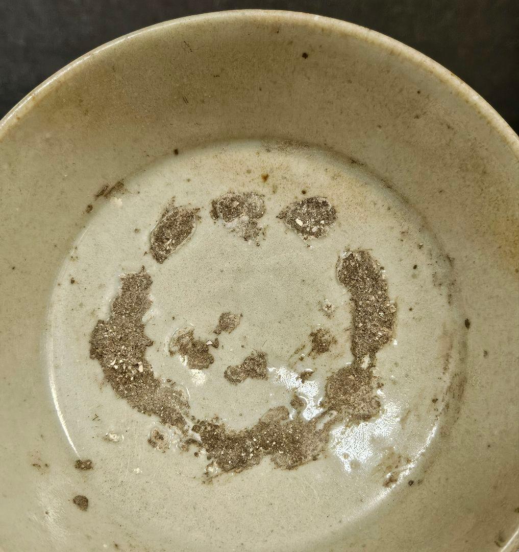 李氏朝鮮時代 李朝白磁 李朝堅手 茶碗 茶道具 茶器 深皿 小鉢 目