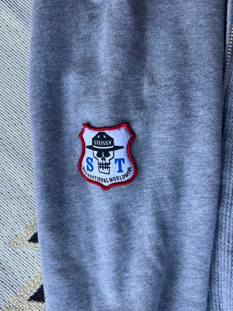 リ*タ様 【希少】Stussy フルジップパーカー サーマル 90s ステューシ