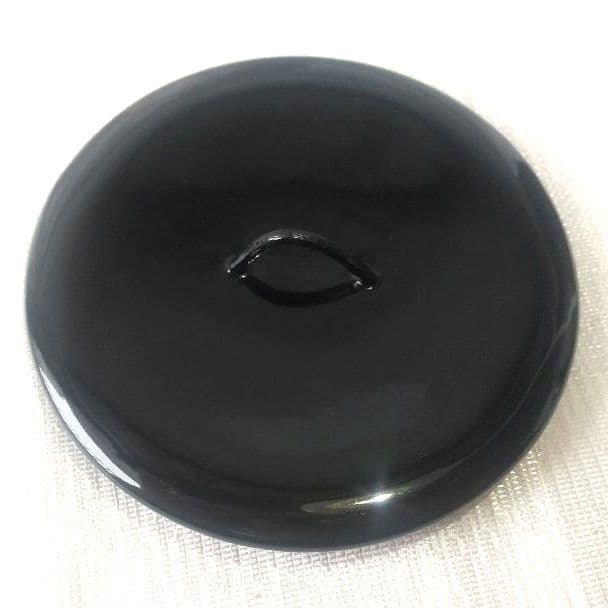 志野水指 玉置保夫作 共箱 茶道具 古美術7231-7335